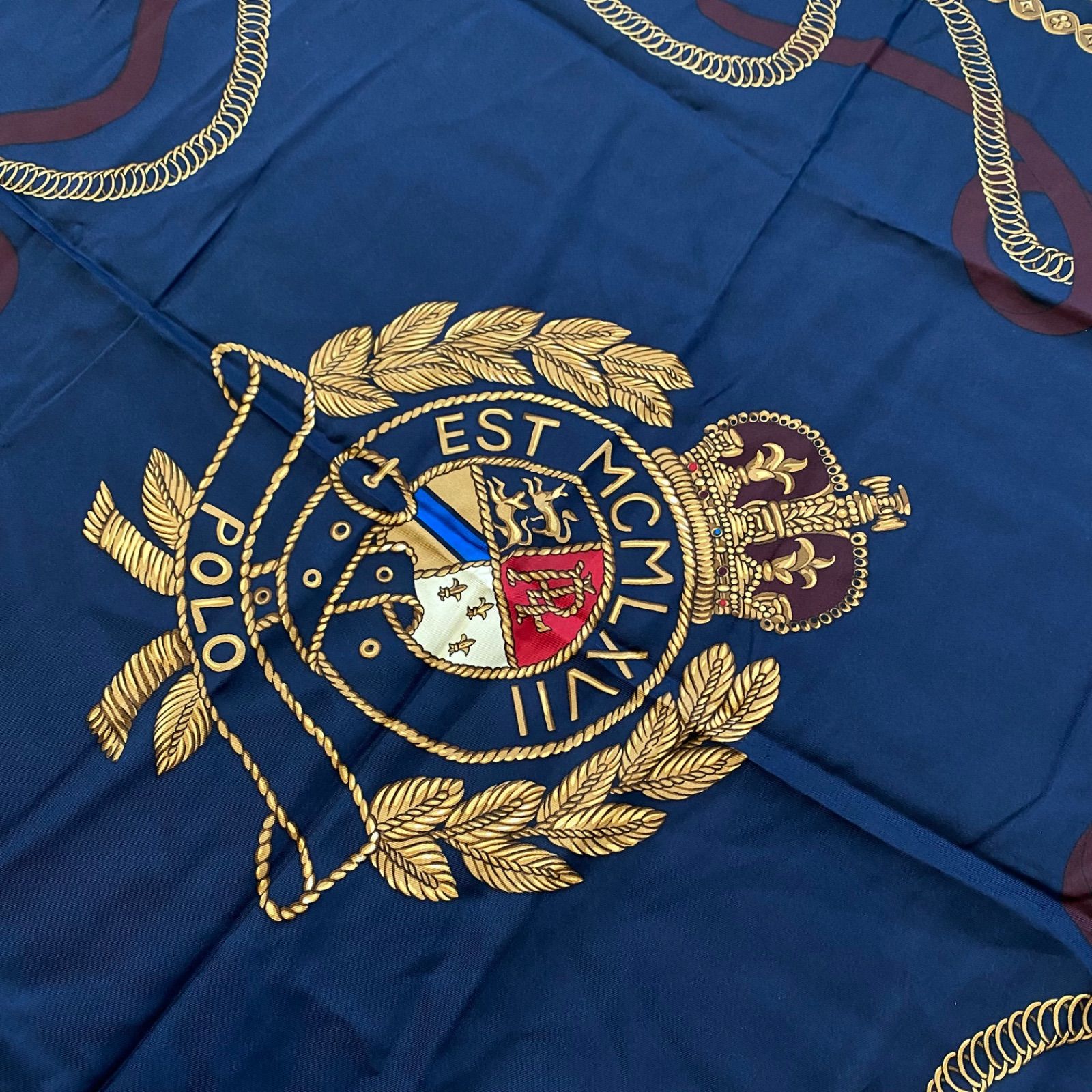 ラルフローレン 大判スカーフ　スタジアム　1992 スカーフ r-jyd11y24n10vd2b7.jpg