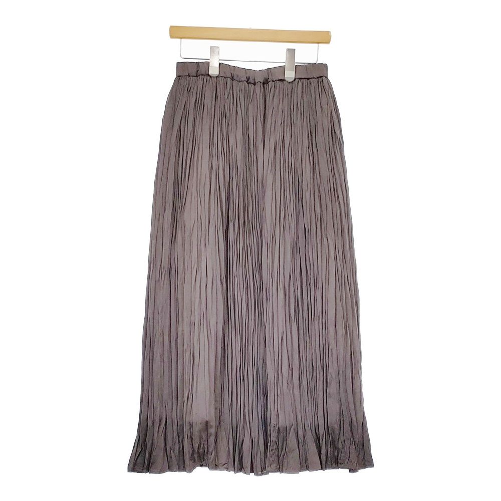 heliopole ワッシャーサテンプリーツスカート 定価30800円 サイズ38  