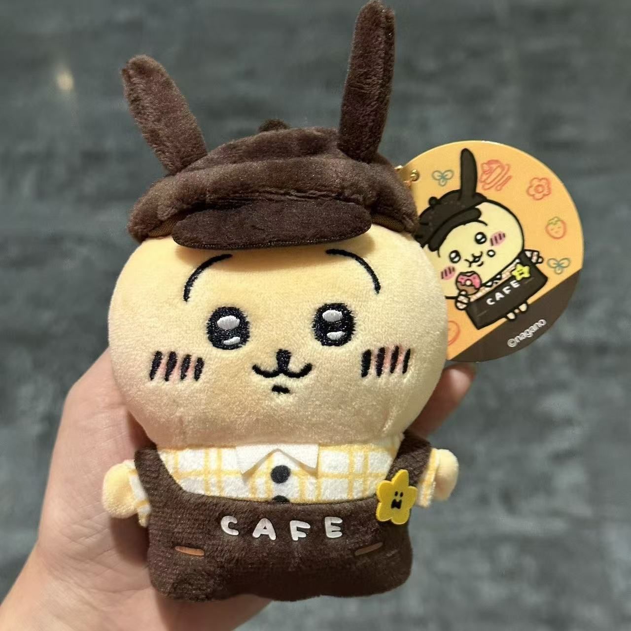 ちいかわカフェ マスコット うさぎ カフェのコックさんマスコット