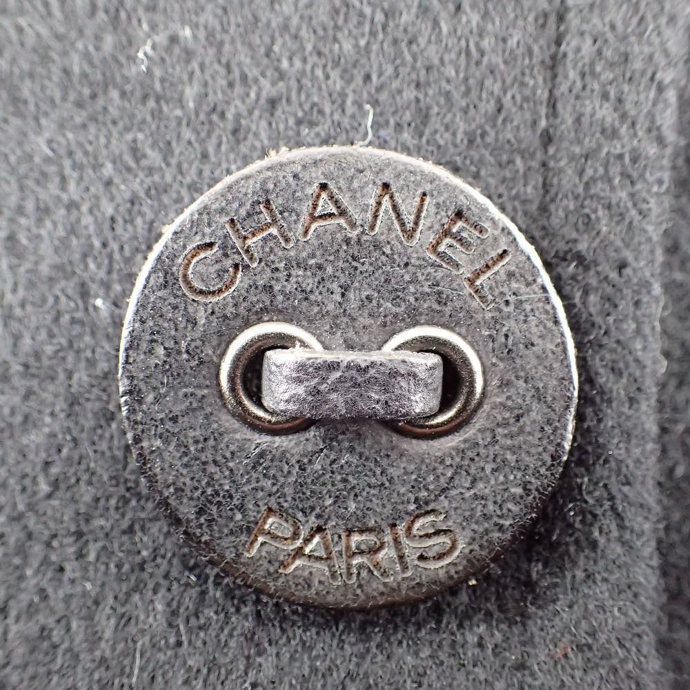 CHANEL シャネル 国内正規 P19897 襟袖ラビットファー カシミヤ100% ロング 38 - メルカリ