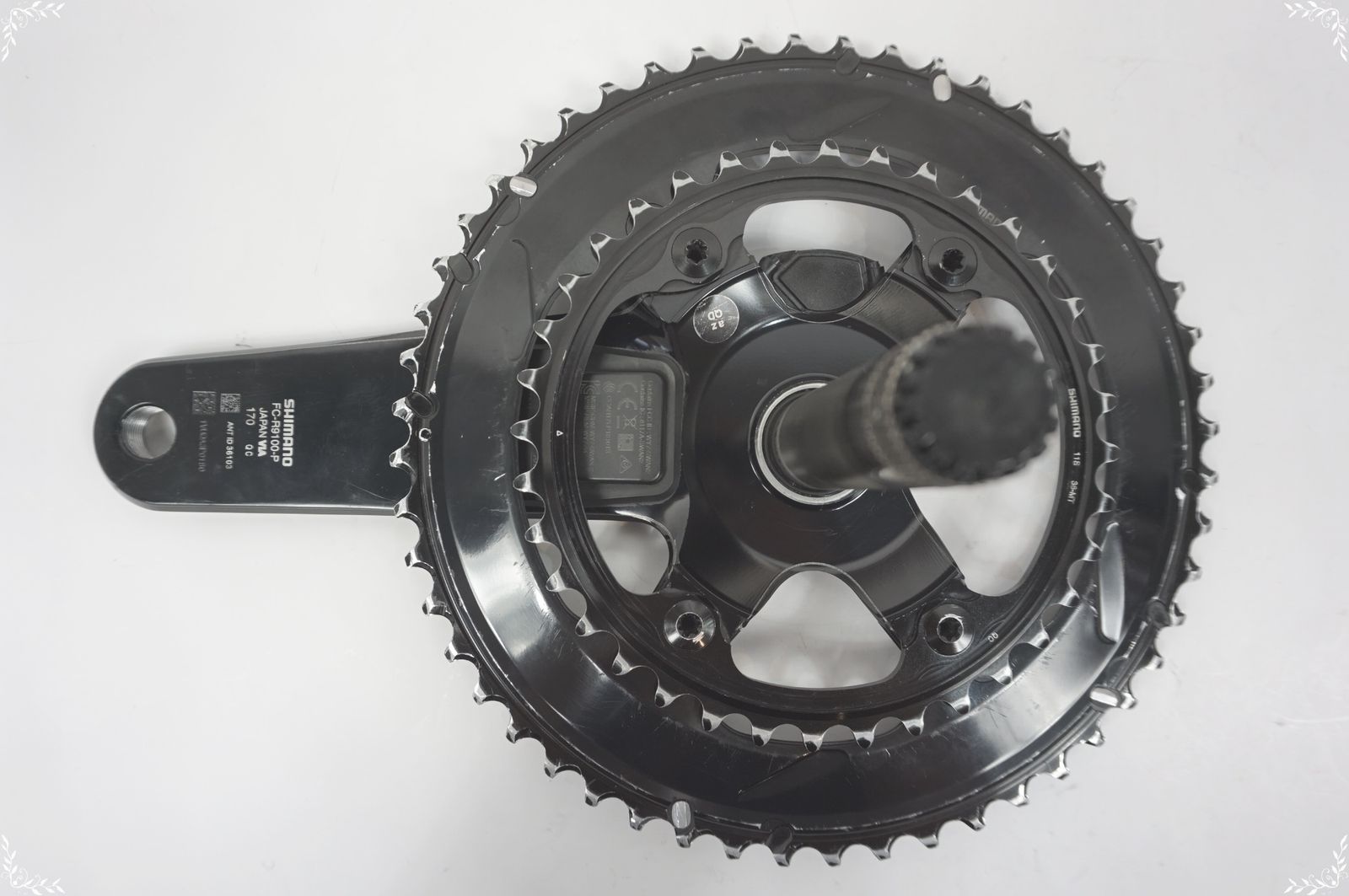 デュラエースクランク　9100p  52-14.   170mm SHIMANO 「シマノ」 DURA-ACE FC-R9100-P 52-36T 170mm クランク