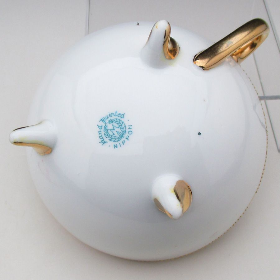 オールドノリタケ 金彩ジュール花文 カップ＆ソーサー (b