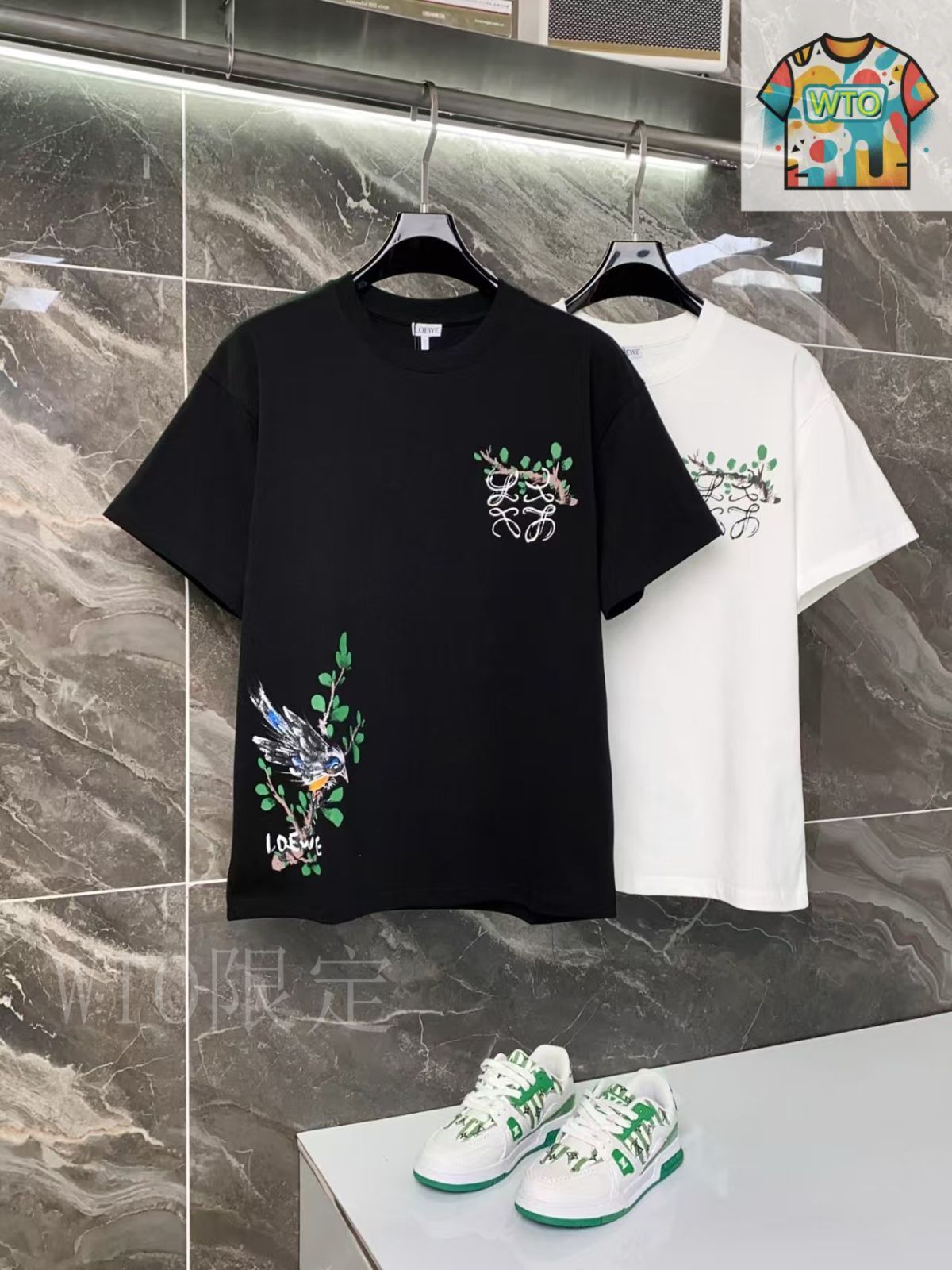 【希少】 未使用 LOEWE （ロエベ）silk shirt LOEWE White Silk Logo Shirt | Harrods HK