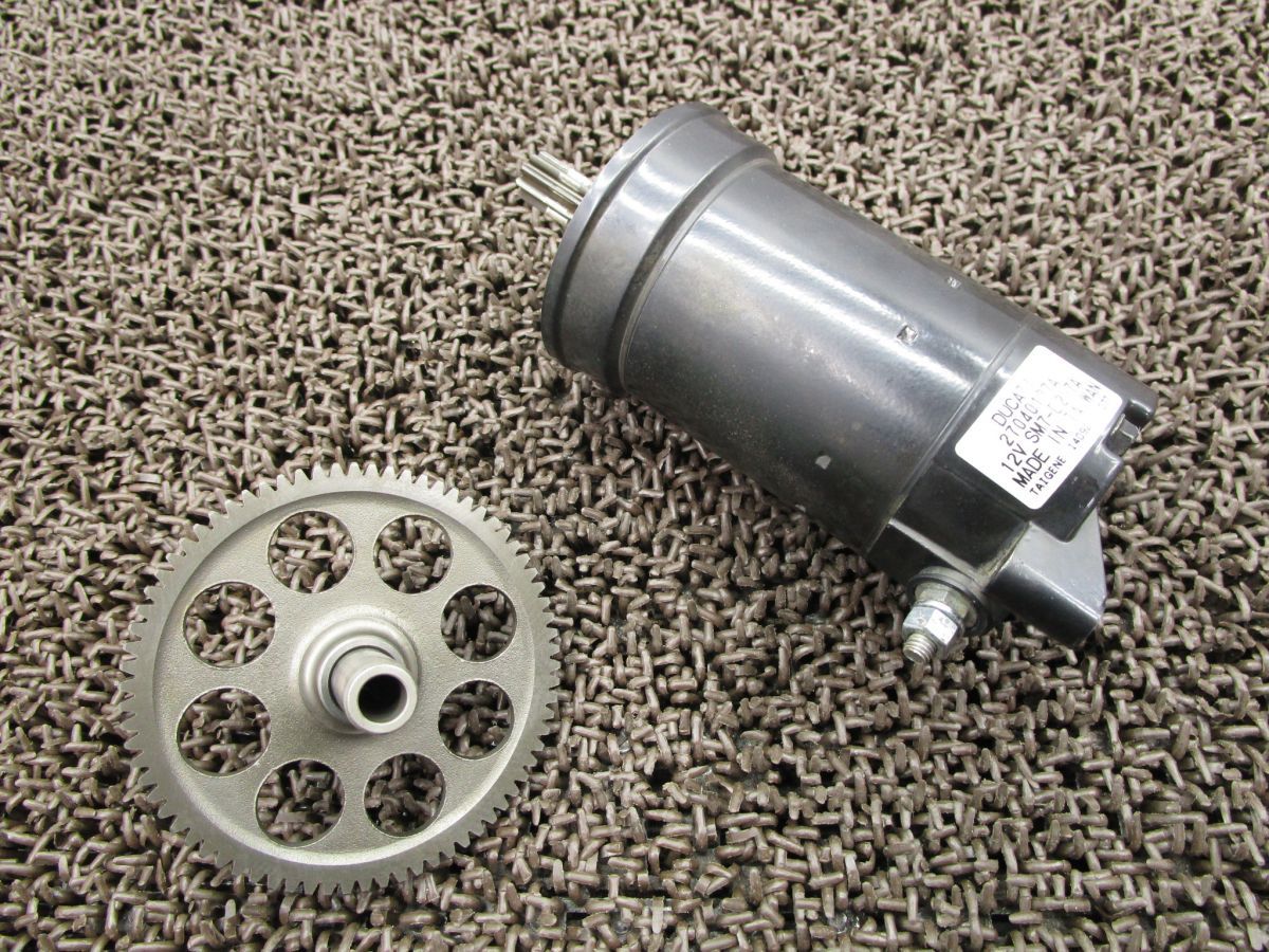 ドカティ ハイパーモタード820SP セルモーター ギア △A401 B201J 動作 済み ドゥカティ ZDM821W4 DUCATI FI インジェクション