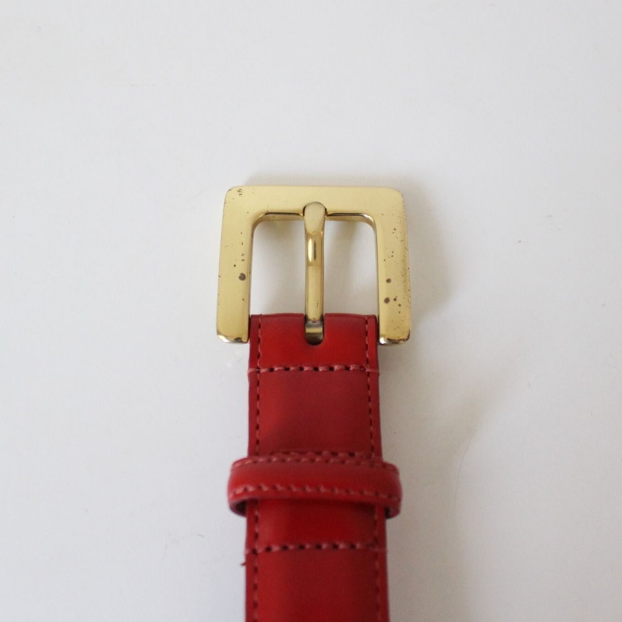 COACH コーチ レザーベルト 90s USA製 ロゴ 刻印 古着 15437 COACH コーチ レザーベルト 90s USA製 ロゴ 刻印 古着 15437