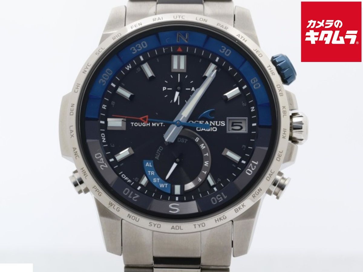 カシオ オシアナス カシャロ グレー OCW-P1000-1AJF チタン