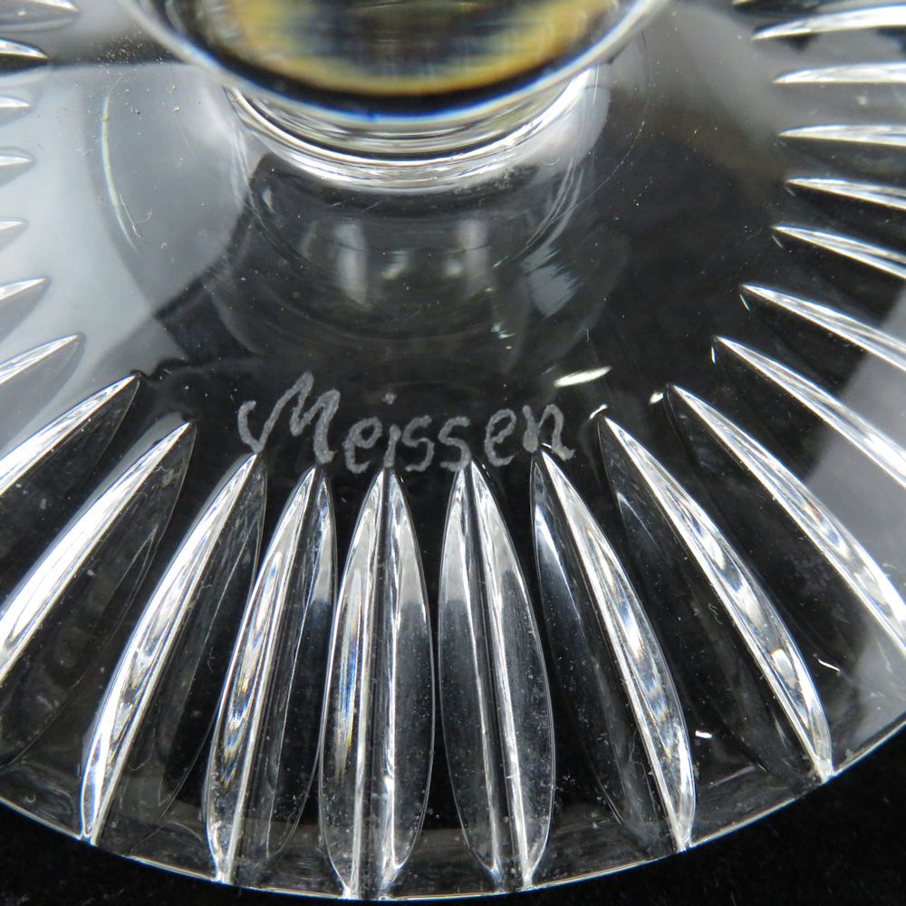 Meissen Crystal マイセンクリスタル 一輪挿し クリスタル 花瓶 花びん インテリア オブジェ SY8718G