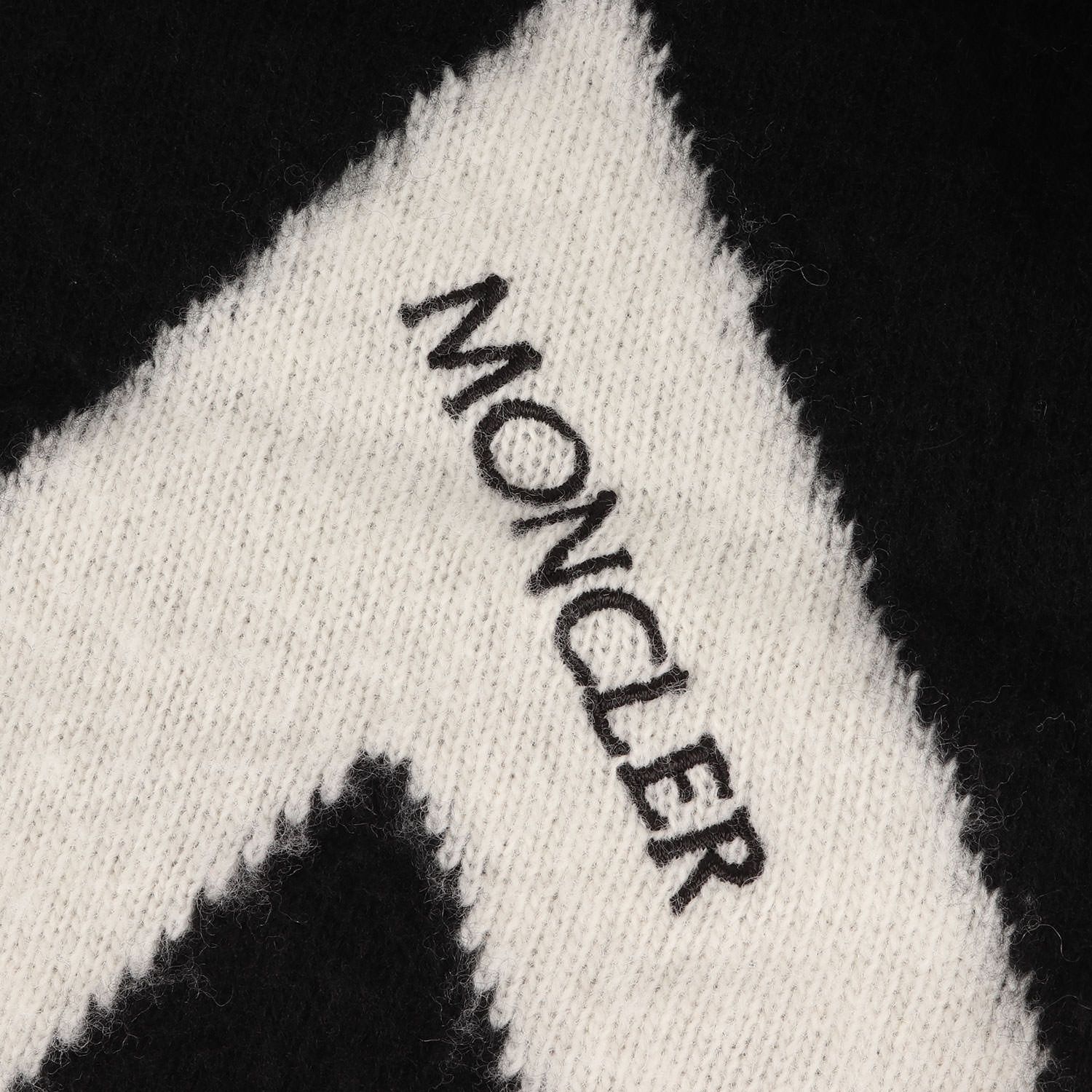 新品 MONCLER モンクレール ニット サイズ:XXL 21AW ロゴ ワッペン 