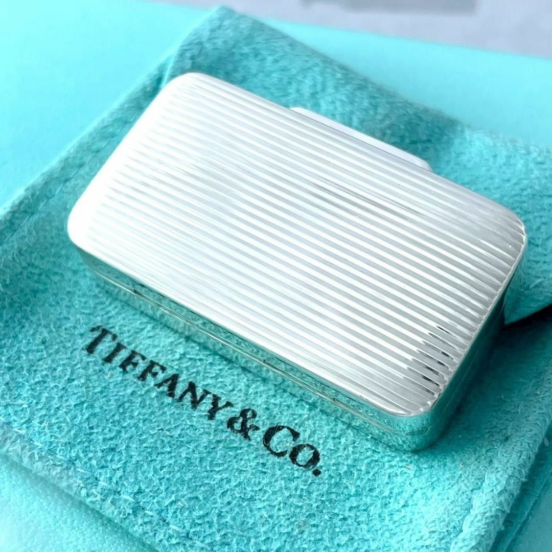 ティファニー アタッシュケース ピルケース 小物入れ シルバー RK7fe