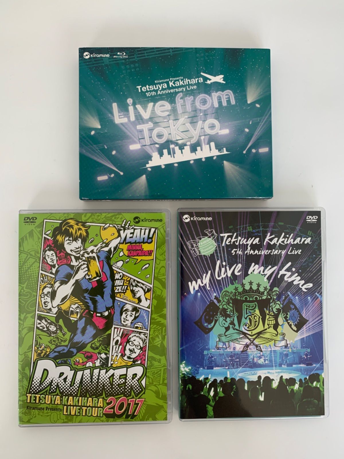 柿原徹也 ライブ DVD＆Blu-ray 3本セット 「my live my time」「Live