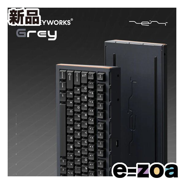 HOVEY WORKS ホビーワークス ゲーミングキーボード ZENT75-HE 8K|0.1ms|0.01RT|0.005刻み|グレー ZENT75-HE Gray 2649891