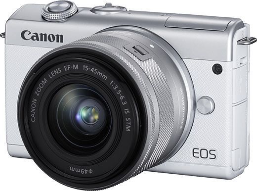 展示 Canon ミラーレス一眼カメラ EOS M200 ダブルズームキット ホワイト EOSM200WH-WZK