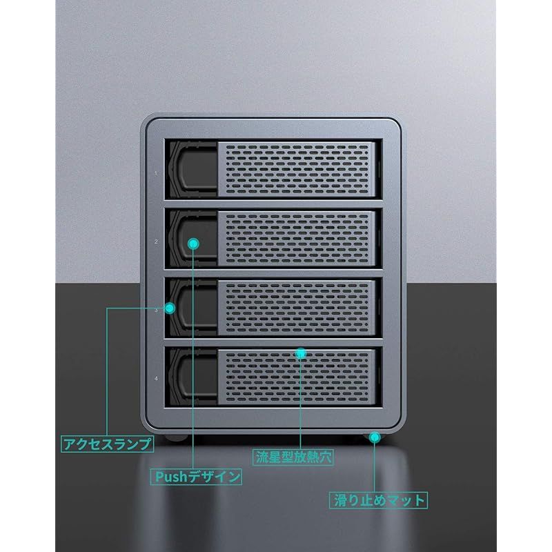 18TB×4台搭載
