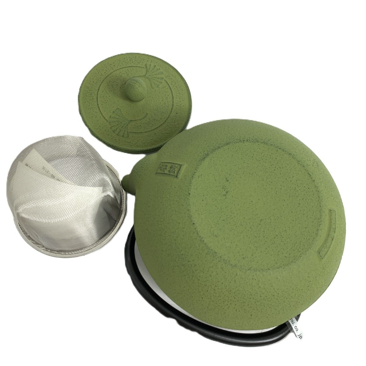 南部鉄器 急須5型銀杏若草0.65L