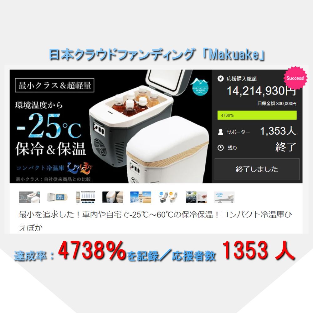 コンパクト車載冷温庫 ひえぽか HOT＆COOL グレー 楽天市場】コンパクト冷温庫 ひえぽか 小型 車載冷蔵庫 保冷
