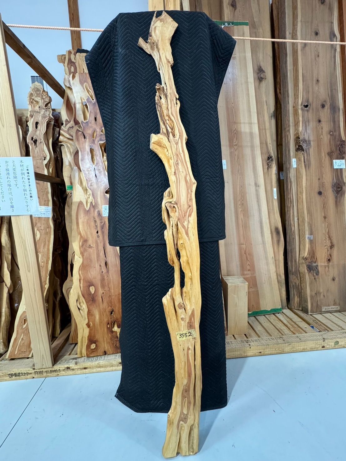 天然木 伊吹 イブキ 一枚板 未加工 木工 カウンター DIY 直接引き取り