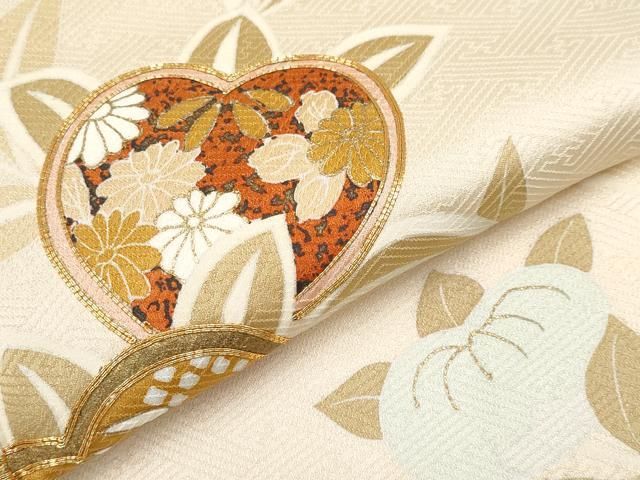 平和屋本店□極上 創業460年・千總 訪問着 駒刺繍 松竹梅鴛鴦