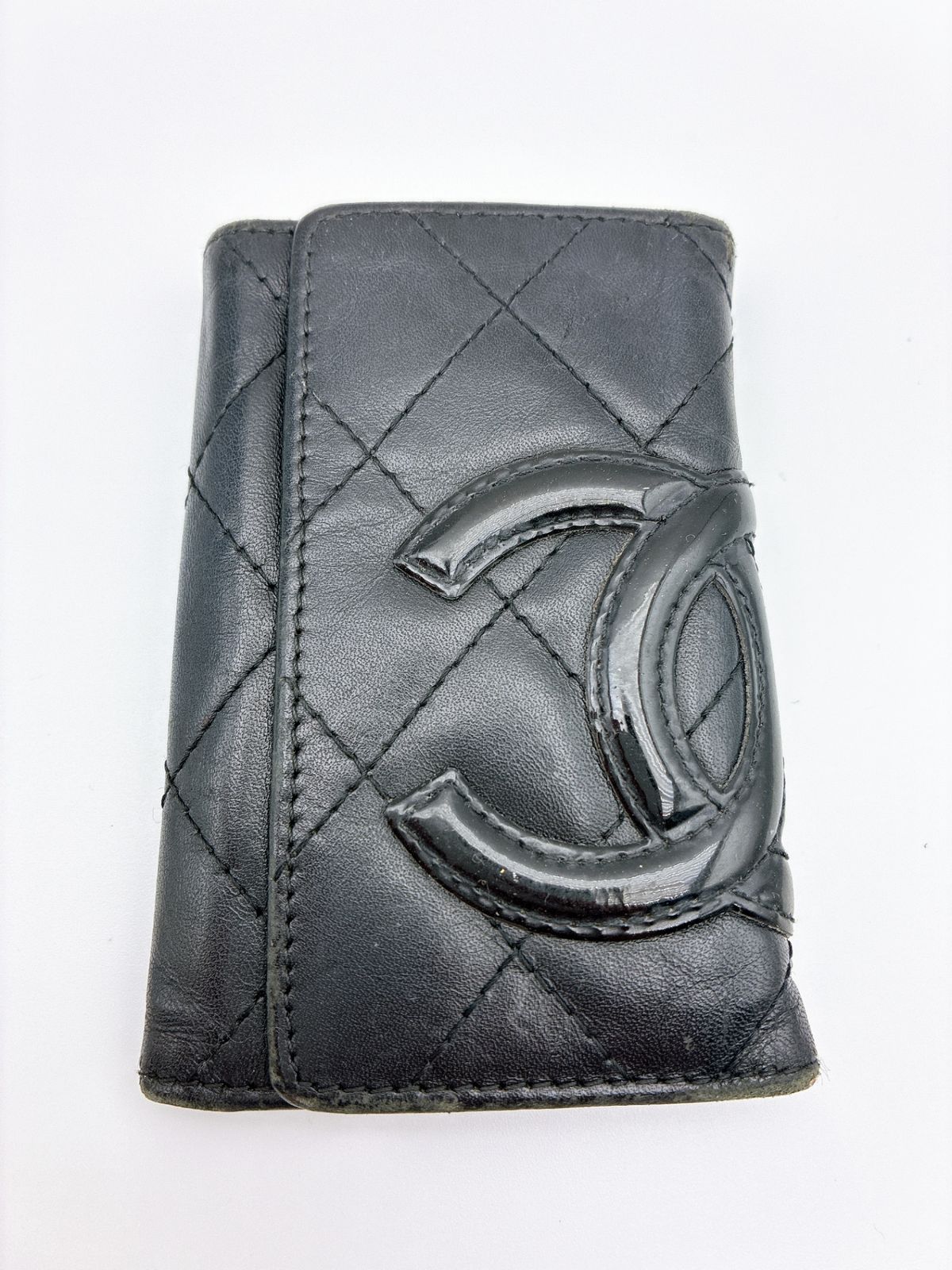 ★CHANEL 6連キーケース エナメル 美品 オンライン限定商品】 CHANEL 6連キーケース マトラッセ