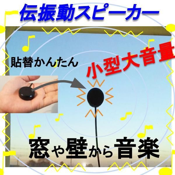 伝振動スピーカー２個＆ＵＳＢオーディオアンプset