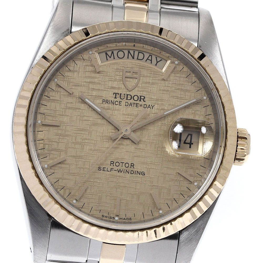 チュードル TUDOR 76213 プリンス デイトデイ 自動巻き メンズ_