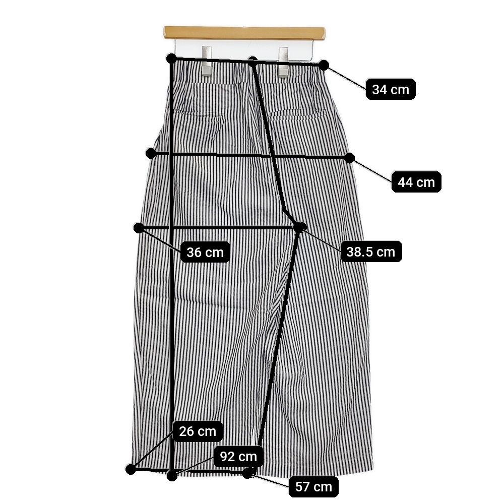 veritecoeur タックパンツ 定30800円 SOMELOS社 VC-2465B ストライプ  