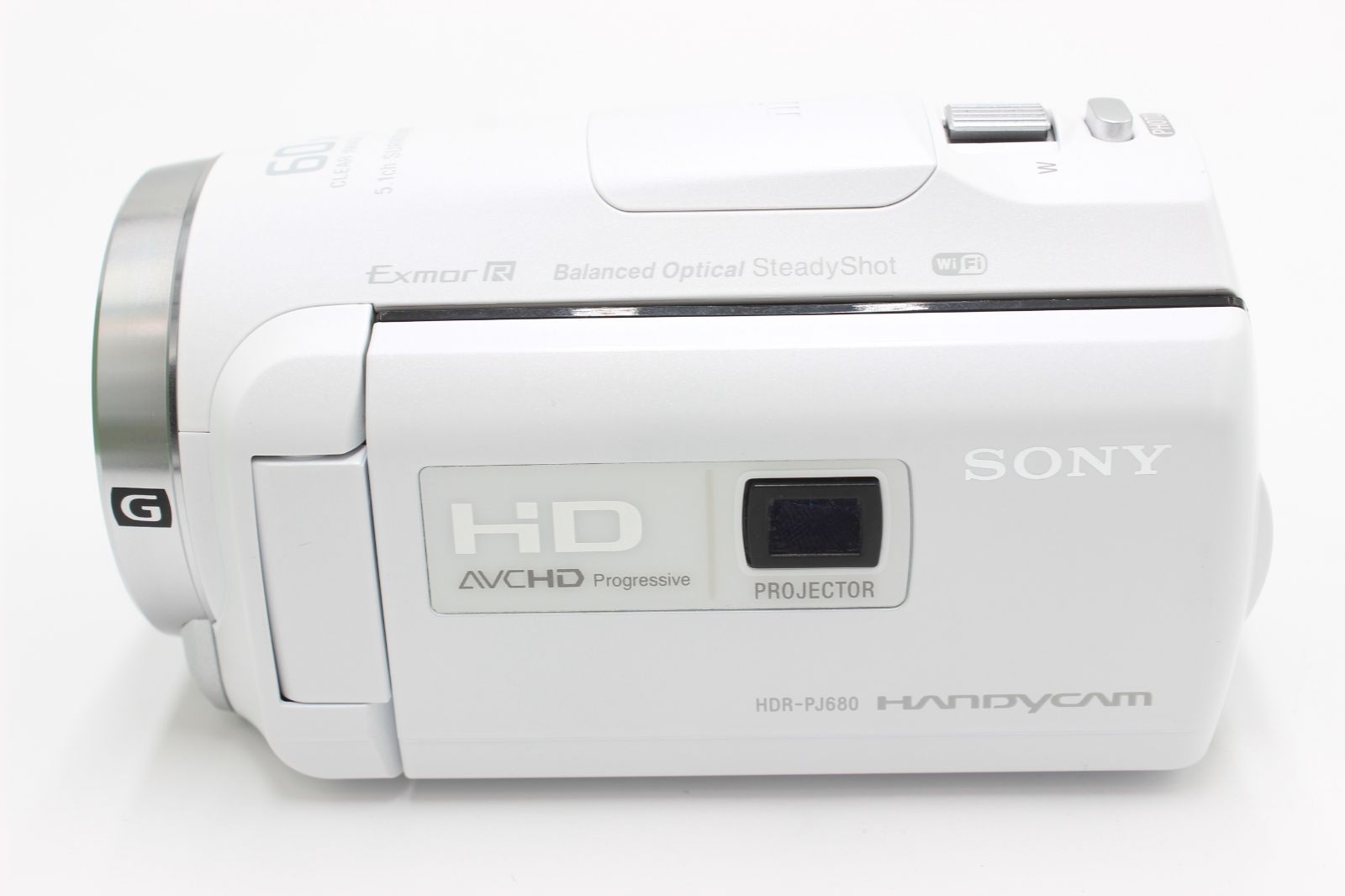 SONY ソニー ビデオカメラ HDR-PJ680 64GB 光学30倍 ホワイト Handycam HDR-PJ680 W