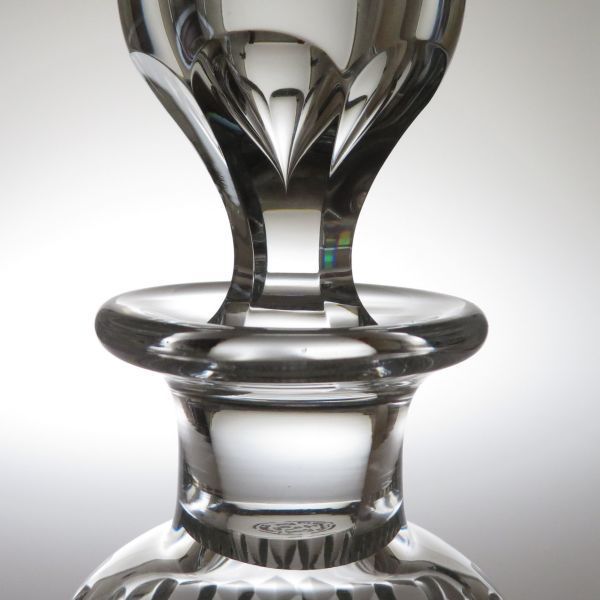 バカラ デキャンタ パルメクリスタルエッチング不死鳥