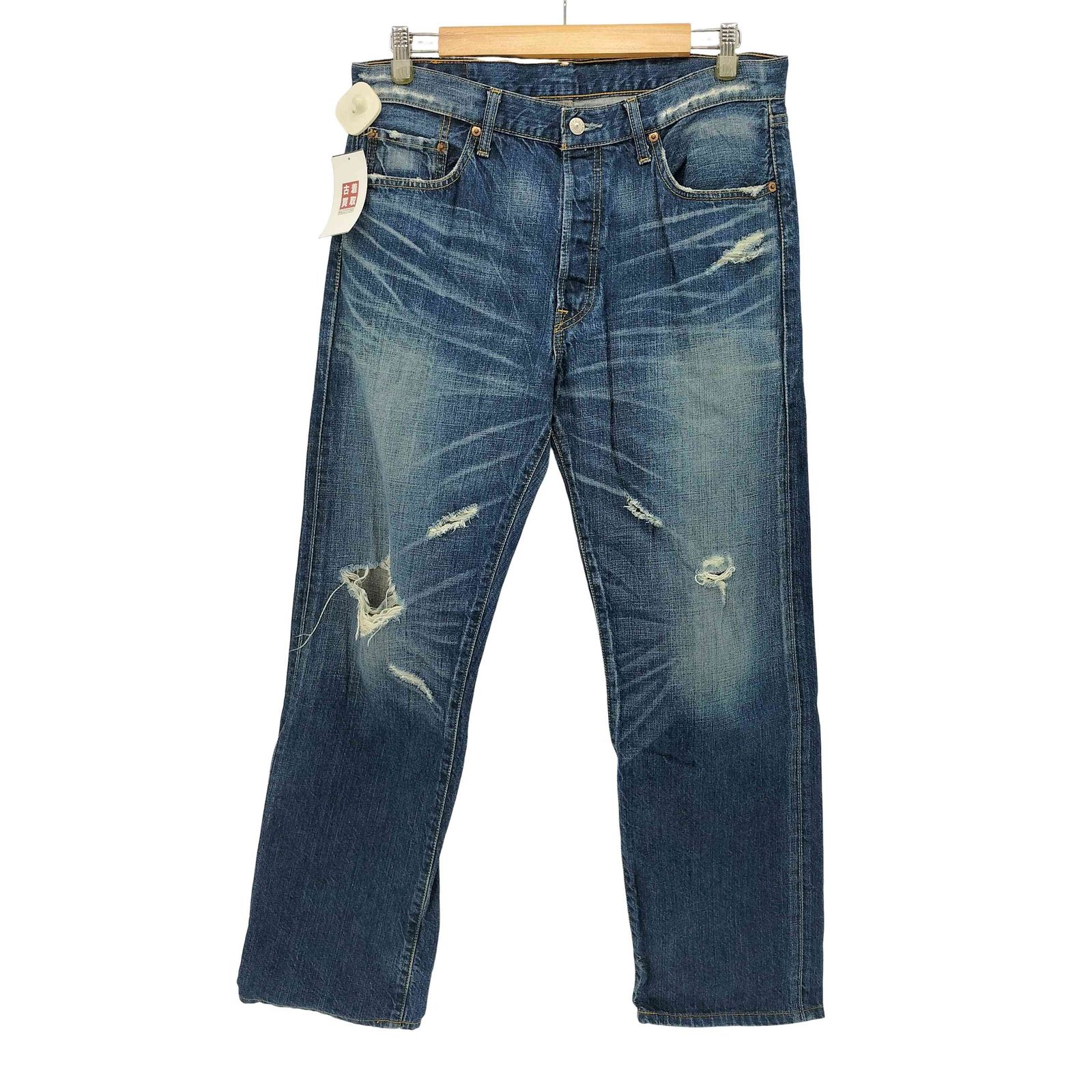 00s Levi's 501 濃紺 ボタン裏359 フィリピン製 W38 L32 LEVI'S(リーバイス) 501 デニムパンツ03年1月製造 フィリピン製