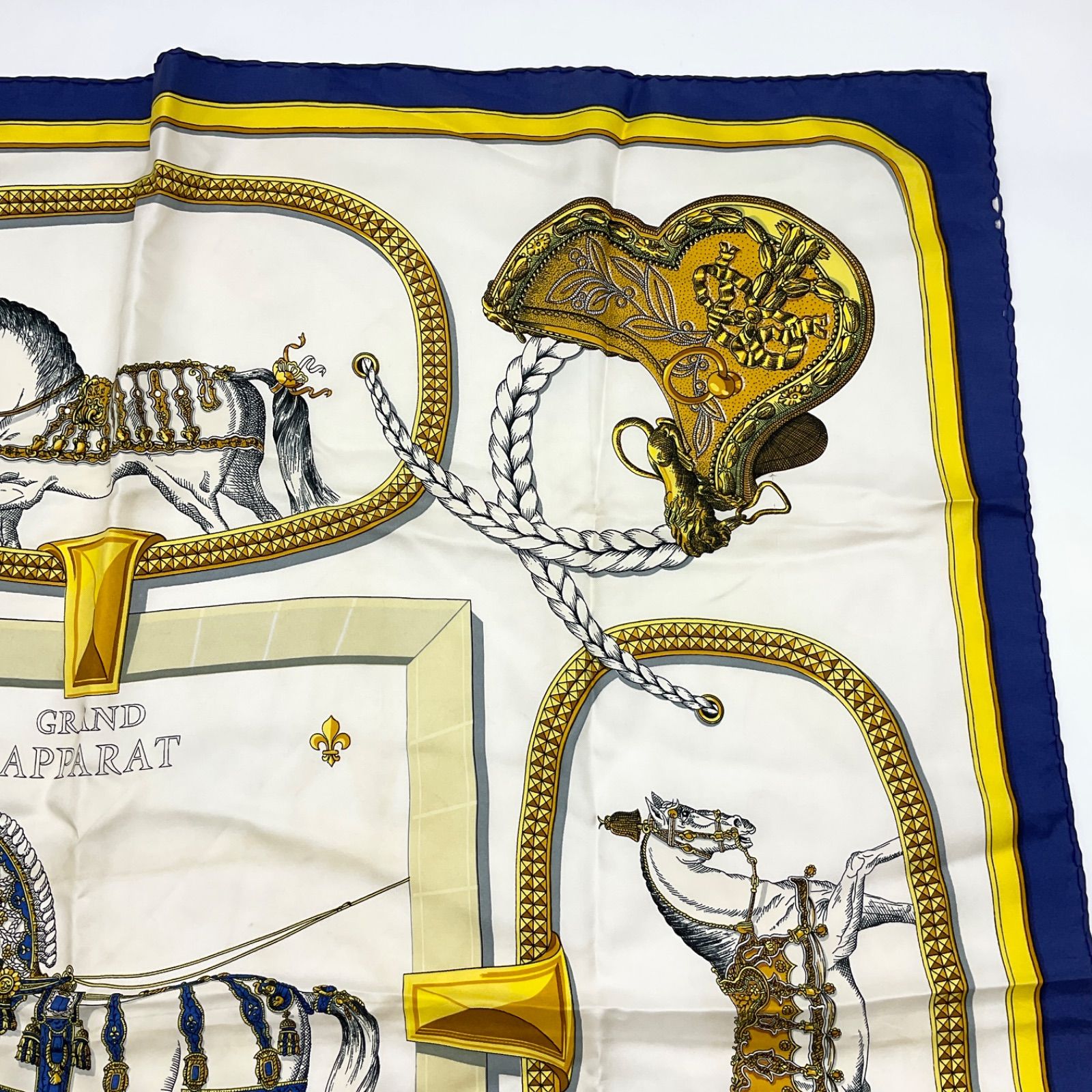 HERMES エルメス スカーフ カレ90 GRAND APPARAT グランアパラ