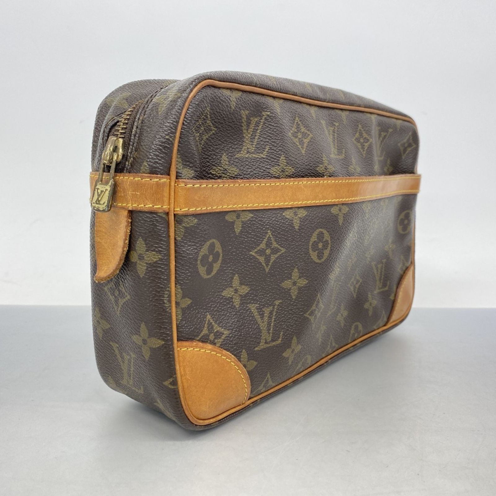 ルイ ヴィトン Louis Vuitton ルイ ヴィトン クラッチバッグ モノグラム コンピエーニュ28 M51845 ブラウンメンズ レディース
