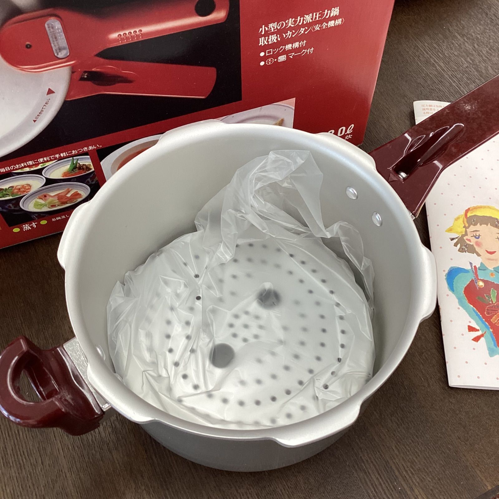 新品未使用/理研 圧力鍋 こなべちゃん 3.0L 4合炊 - メルカリ