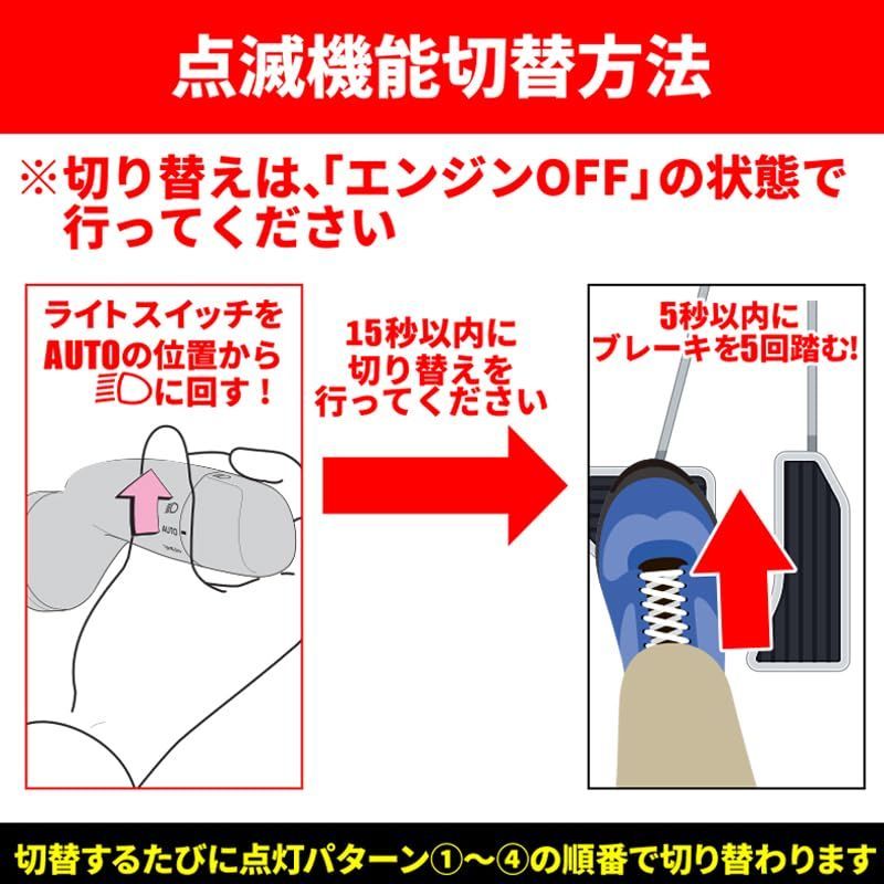 OBD点検＆車検対応 ヴォクシー ノア 90系 LEDリフレクター点滅 シーケンシャルウインカーキット