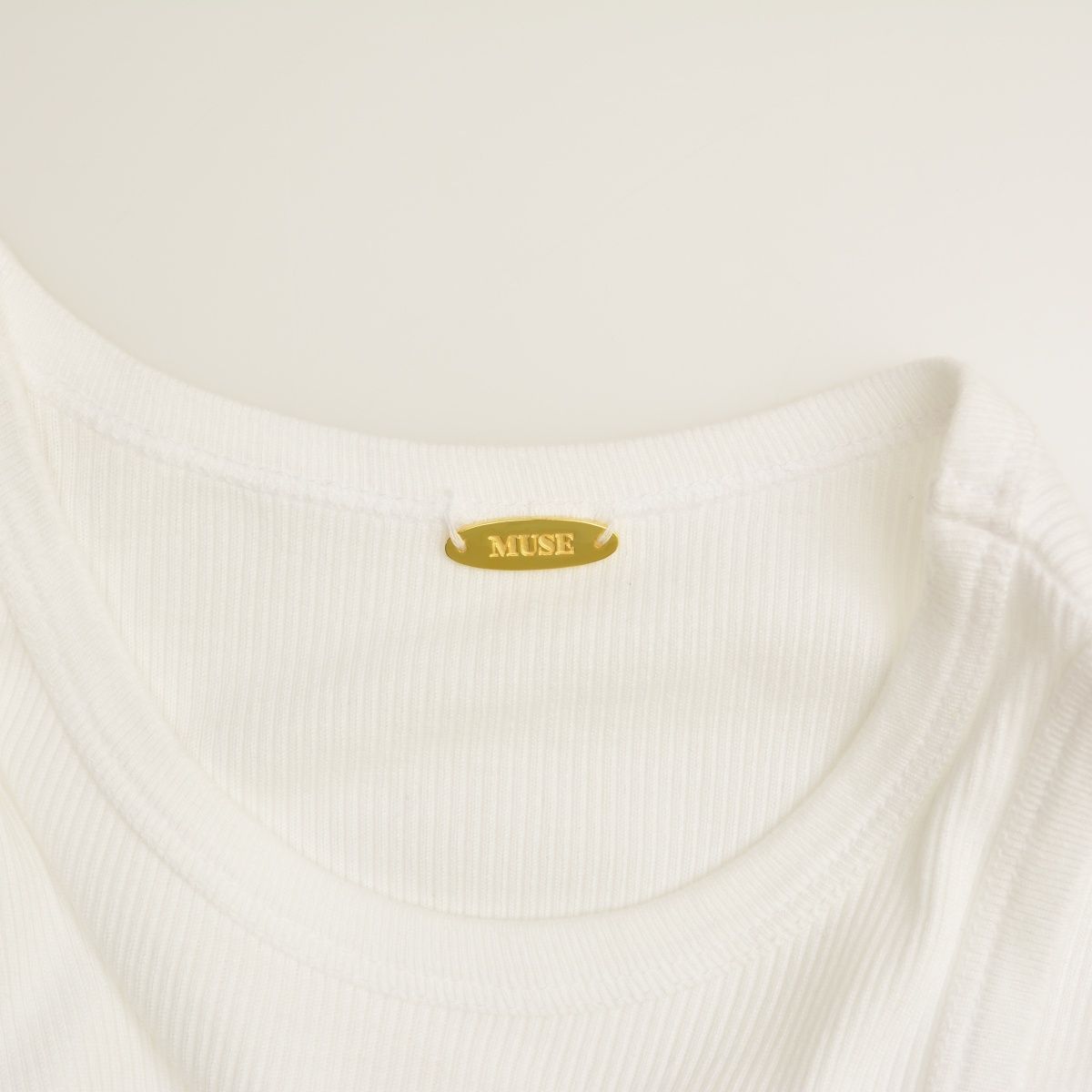 MUSEdeDEUXIEMECLASSE】24SS 24070500409010 Looseyリブ タンクトップ