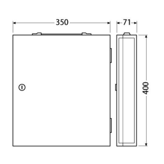 エースキーボックス 60本用 ホワイト KC-60WG 杉田エース キーボックス キーキャビネット 物件管理 キーステーション