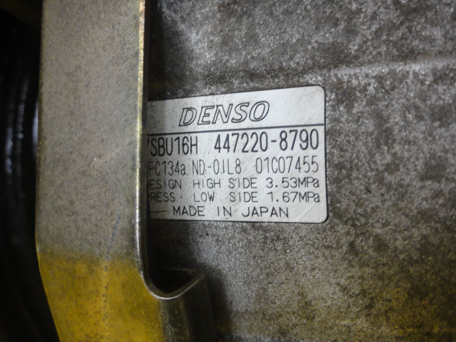 平成13年車 トヨタ JCG10 プログレ エアコンコンプレッサー クーラー DENSO 447220-8790 F30650 5 FFCRYSTALESIA_COM