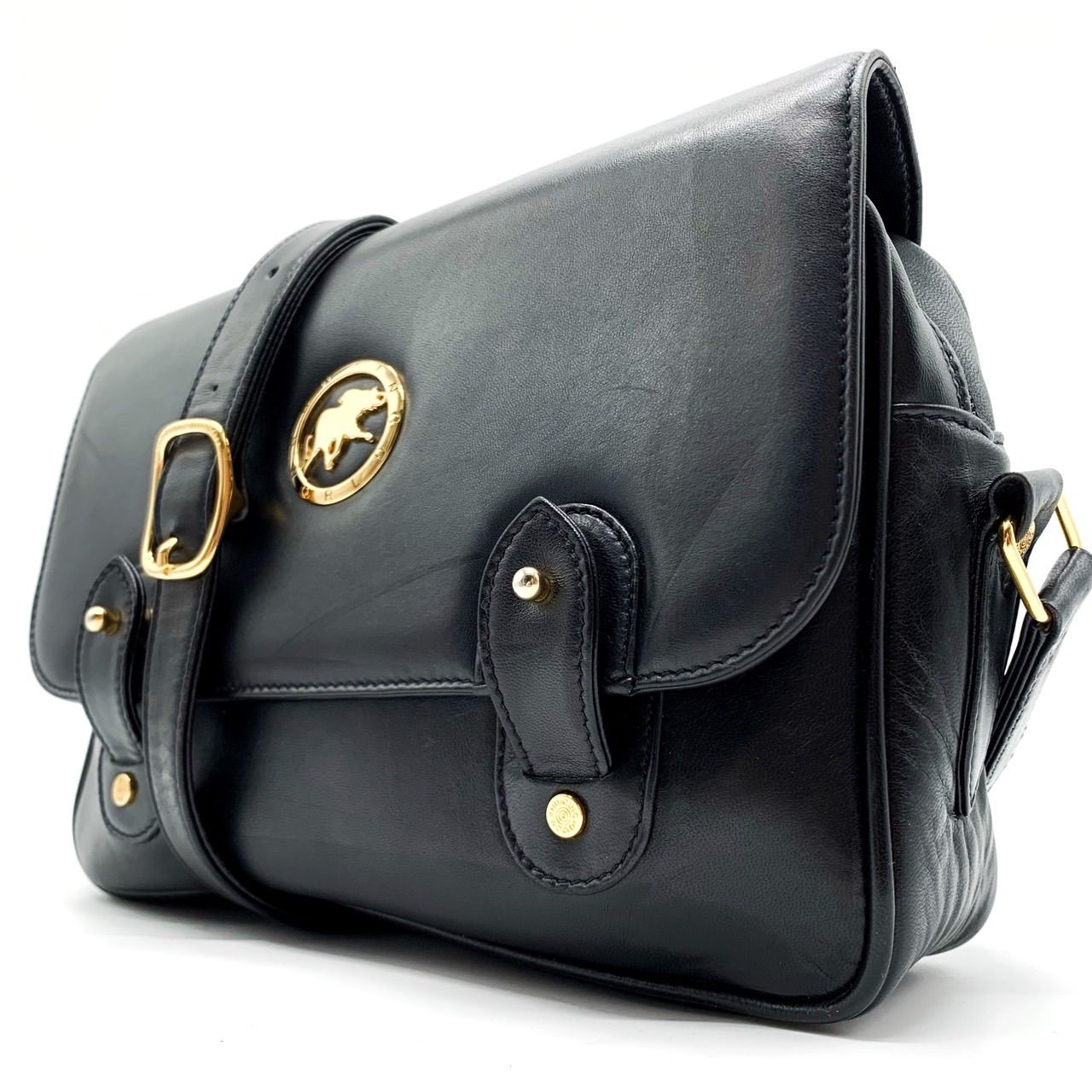 極美品 HUNTINGWORLD ハンティングワールド メッセンジャーバッグ