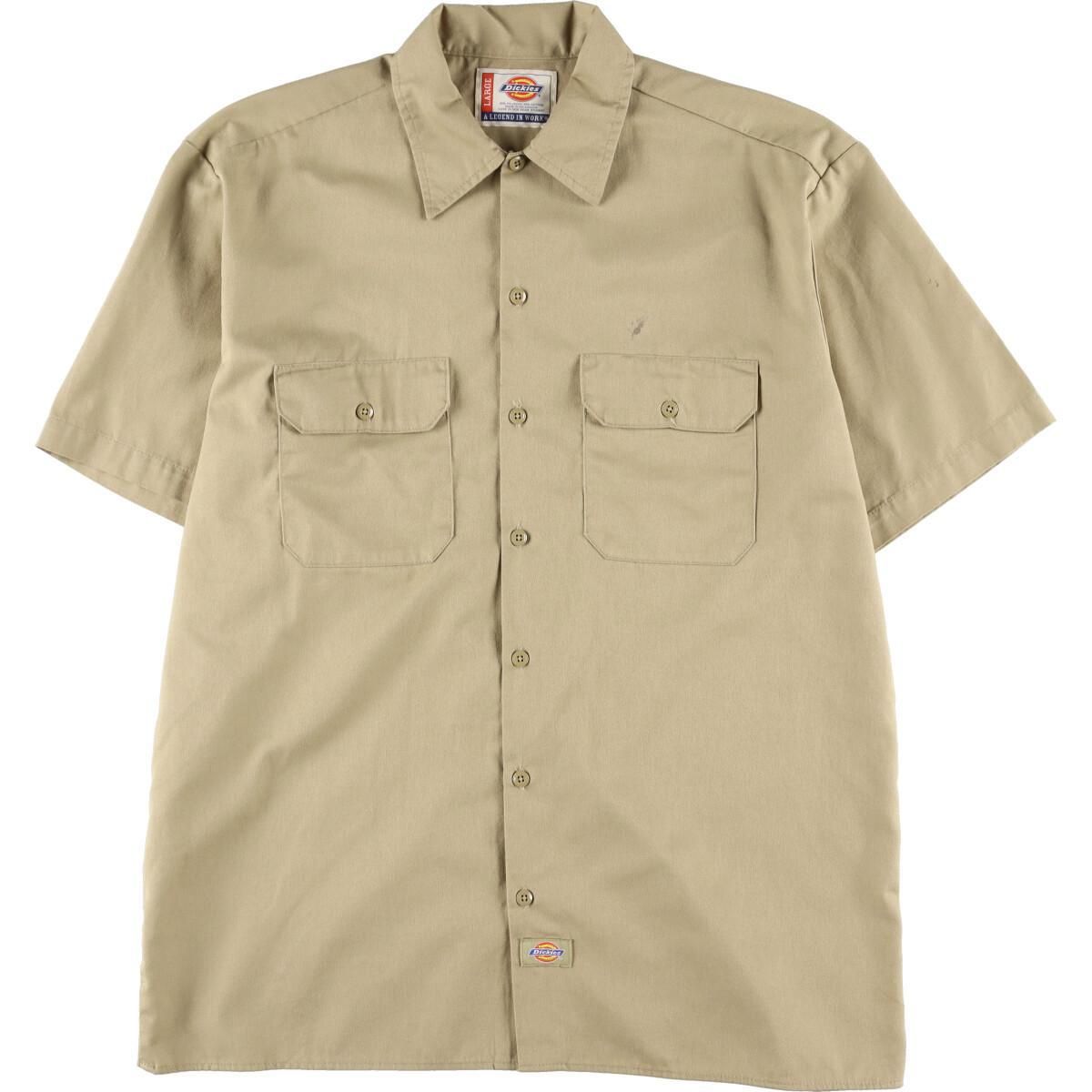 古着 ディッキーズ Dickies 半袖 ワークシャツ メンズXL/eaa251354