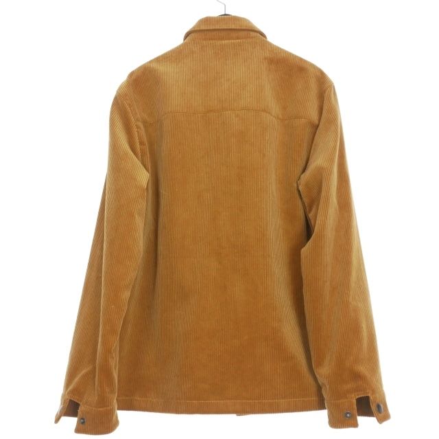 新作*PRADA* コットンコーデュロイジャケット ブラウン ロゴ入 Caramel Corduroy blouson jacket | PRADA