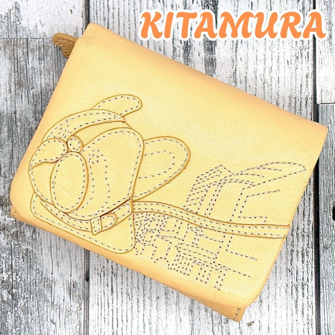 キタムラ フレンチブル ポーチ&財布 愛犬家の心くすぐる逸品✨】 Kitamura キタムラ 二つ折り財布
