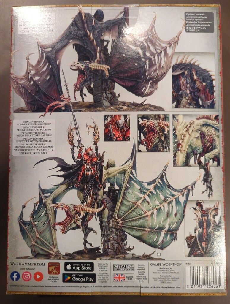 GAMES WORKSHOP WARHAMMER AGE OF SIGMAR SOULBLIGHT GRAVELORDS PRINCE VHORDRAI LORD OF THE CRIMSON KEEP