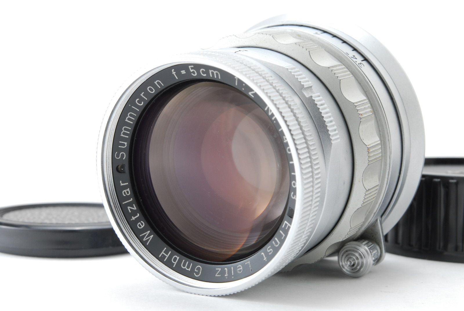 前期モデル 整備 動作 済み Leica Summicron 50mm f|2 ライカ ズミクロン 固定鏡胴 リジッド 逆ローレット Mマウント カメラレンズ レンズ M型