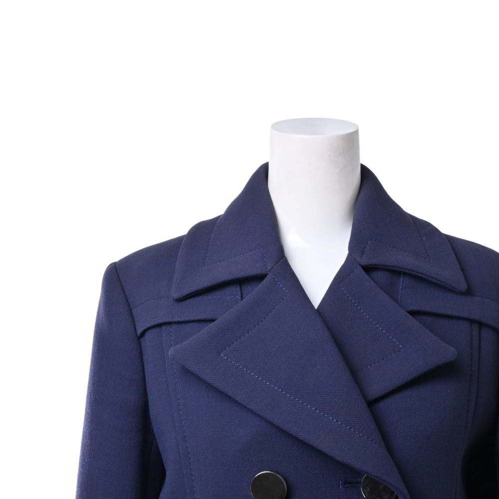 GUCCI ウールピーコート GUCCI (グッチ) ウール ピーコート ブラック - メルカリ