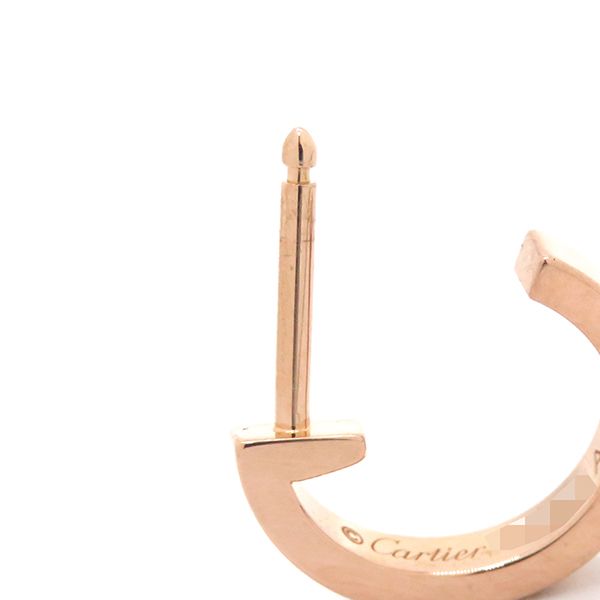 ひ*★様 Cartier Au750 フープ　ピアス ミニラブ　片耳 カルティエ Cartier ピアス ラブ LOVE フープピアス SM ミニラブ