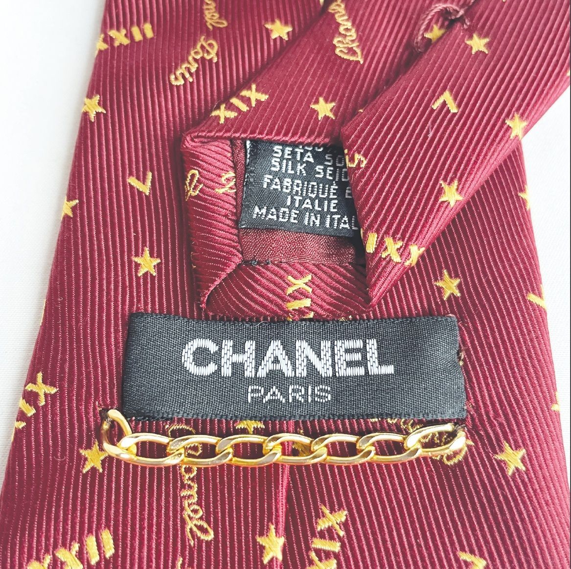 Lionel messi　 新品・未使用　CHANEL ボルドー ネクタイ 国産】ボルドー 小紋柄 ネクタイ | 土井縫工所 公式通販