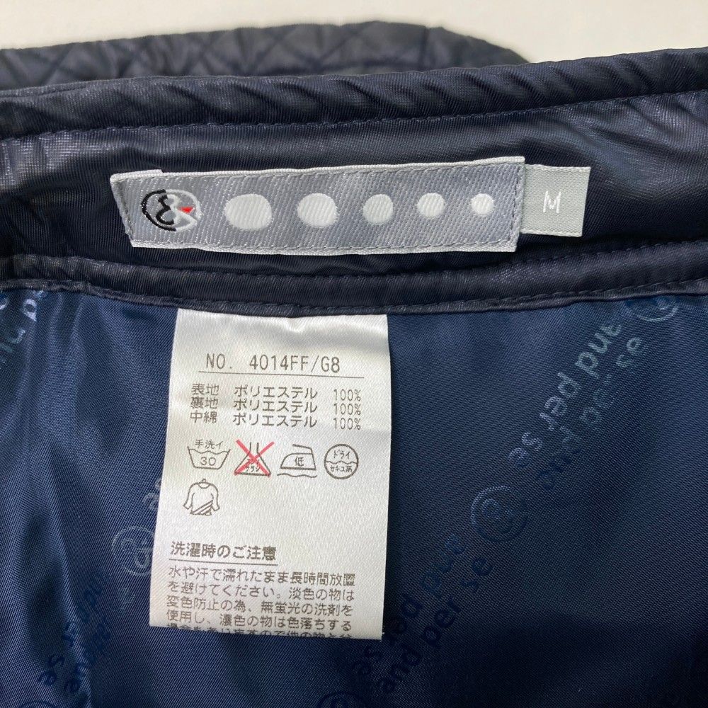 サイズ：M AND PER SE アンパスィ 中綿スカート ネイビー系