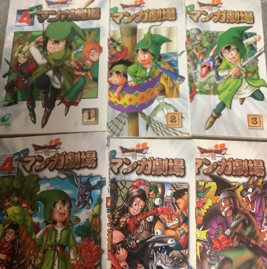 ドラゴンクエストⅦ 4コママンガ劇場 1～6巻セット エニックス - メルカリ