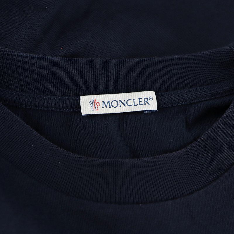 モンクレール MONCLER 23SS Tシャツ カットソー フラワー ロゴ