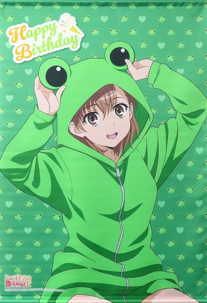 御坂美琴 選べる！B2タペストリー ゲコ太の着ぐるみパジャマanother 御坂美琴 ゲコ太の着ぐるみパジャマ くじ引き堂 B2タペストリー