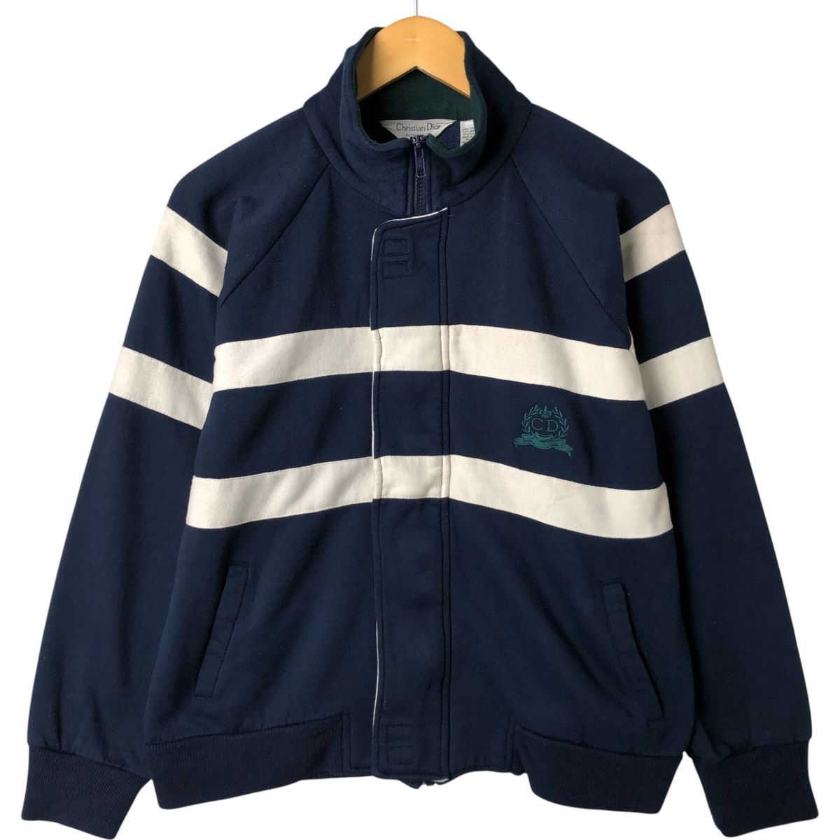 古着 80~90年代 クリスチャンディオール Christian Dior MONSIEUR フルジップスウェットシャツ トレーナー メンズM相当|eaa544601