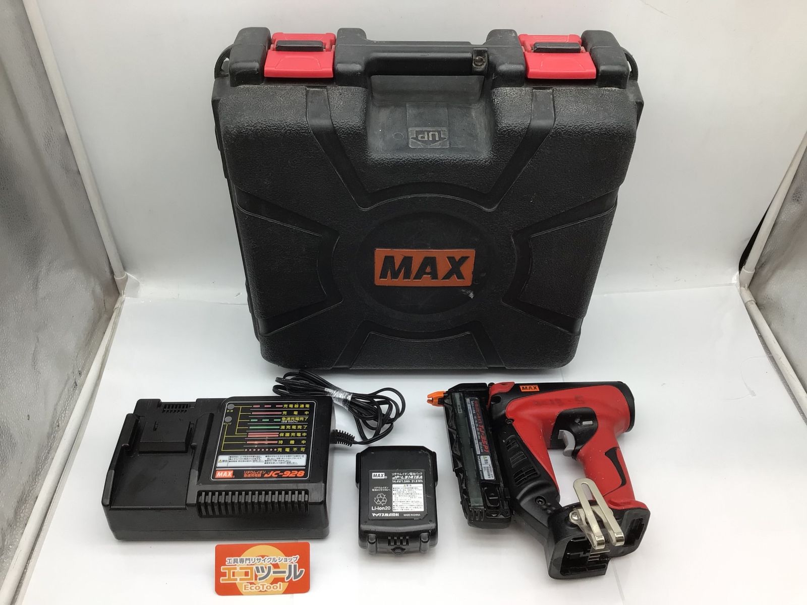 品 MAX|マックス 14.4v充電式ピンネイラ TJ-35P1-BC 1.5Ah ITPSC8WRRDK8 エコツール知立店 M02